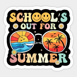 school's out for summer Sticker